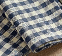 Heart Gingham Organic Cotton Napkins - Set of 4