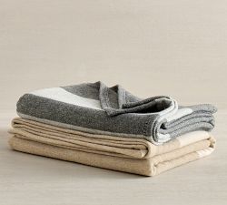 Lamb's Wool Striped Throw