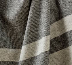 Lamb's Wool Striped Throw