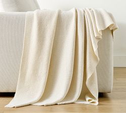 Renata Waffle Knit Throw