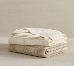 Renata Waffle Knit Throw