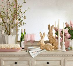 Faux Spring Bloom Potted Tree