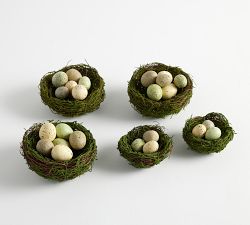 Faux Speckled Decorative Eggs