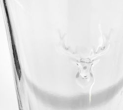 Embossed Stag Cocktail Glasses