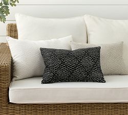 Margot Diamond Outdoor Performance Lumbar Pillow