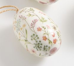 Spring Bloom Easter Egg Ornament - Set of 6