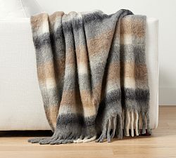 Hayden Plaid Mohair Throw