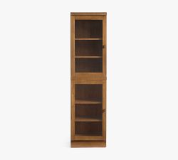 Reed Modular Bar Shelf with Glass Cabinet (18")