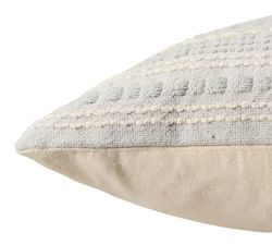 Breah Embroidered Cotton Lumbar Pillow