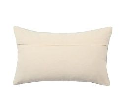Breah Embroidered Cotton Lumbar Pillow