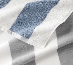 Kids Reversible Awning Striped Organic Beach Towel