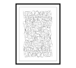 Minimal Lines Framed Print