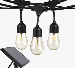 Solar Patio Hanging String Lights