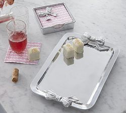 Handcrafted Bow Rectangular Tray