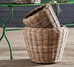 Handcrafted Bridges Woven Basket Planters