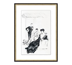 In the Drawing Room Framed Print