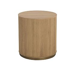 Open Box: Meadowview Round Side Table, 22" - Natural