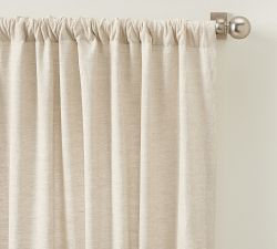 Custom Belgian Flax Linen Curtain - Flax