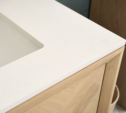 Blair Herringbone 64" Double Sink Vanity