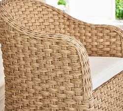 Boca Wicker Outdoor Dining Armchair