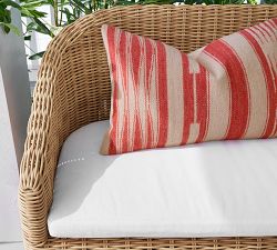 Huntington Wicker Outdoor Porch Bench (53")