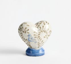 Bird Print Heart Object