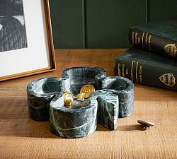 Marble Four Leaf Clover Catchall