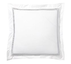 Open Box: Grand Organic Percale Sham, Euro, Set of 2 - Gray Mist