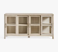 Open Box: Aptos Media Cabinet (72") - Sandwash