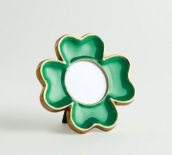 Four Leaf Clover Enamel Frame