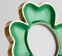 Four Leaf Clover Enamel Frame