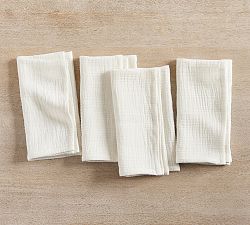 Monique Lhuillier Paola Textural Napkins - Set of 4