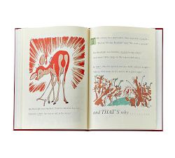 Leather Rudolph The Red Nose Reindeer Coffee Table Book