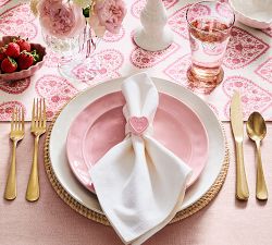 Cambria Handcrafted Stoneware Dinner Plates - Set of 4