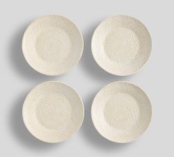 Elena Stoneware Appetizer Plates - Set of 4