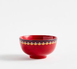 Lunar New Year Stoneware Rice Bowls - Set of 4 - Thumbnail 2