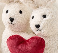 Love Bunnies Shaped Pillow