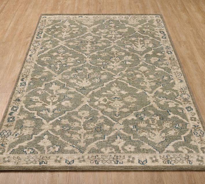 Lea Hand-Knotted Wool Rug | Pottery Barn