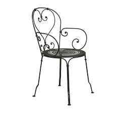 1900 Metal Outdoor Dining Armchair