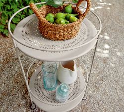 Fermob Metal Round Guinguette Outdoor Side Table (16&quot;)