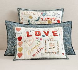 Devin Embroidered Love Quilted Sham