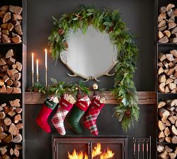 Antler Round Wall Mirror