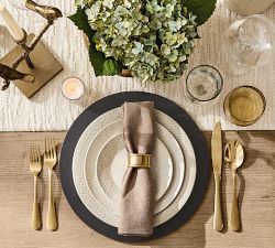 Elena Stoneware Dinner Plates - Set of 4