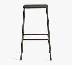 Open Box: Duke Metal Backless Barstool - Bronze