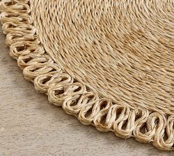 Abaca Handcrafted Round Placemats - Set of 4