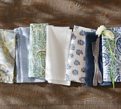 Organic Cotton Casual Napkins - Set of 4