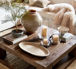 Glazed Oversized Terracotta Vase