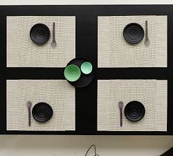 Chilewich BambooFog4枚 Chilewich Indoor/Outdoor Bamboo Easy-Clean Placemats - Set of 4