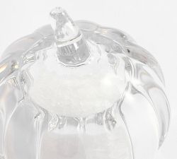 Glass Pumpkin Salt &amp; Pepper Shakers