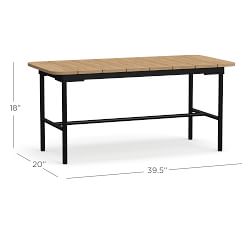 Tulum Acacia Rectangular Outdoor Coffee Table